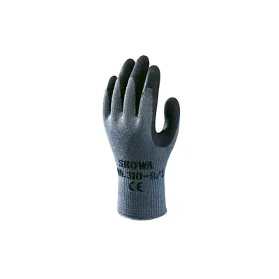 Showa 310 Werkhandschoen Latex Zwart – Ruwe Grip & Ergonomisch, Maat 10-XL