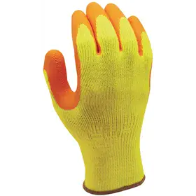 Showa 317 Werkhandscjoen Latex Hiviz Fluoriserend Geel/Oranje - Maat 10-XL