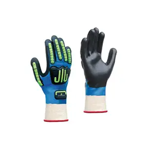 Showa 377IP Werkhandschoenen - Impactbescherming & Dubbel Nitrile Foam, Maat 8 (L)