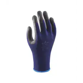 Showa 380 Werkhandschoenen Blauw/Zwart - Nitrile Foam & Olieafstotend, Maat 8 (L)
