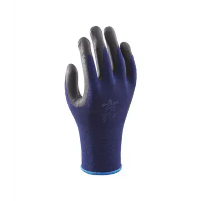 Showa 380 Werkhandschoenen Blauw/Zwart - Nitrile Foam & Olieafstotend, Maat 8 (L)