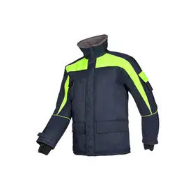 Sioen 3438 Talau Diepvriesjas Fluo Geel/Marine – Gevoerd tot -40°C, Maat L