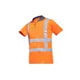 Sioen 3868 Signalisatie Polo Genari Fluo Oranje - Ademend & Comfortabel - Maat L