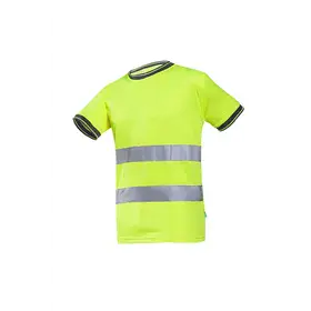 Sioen 3873 Signalisatie T-shirt Mastra Fluo Geel - Ademend & Comfortabel - Maat M