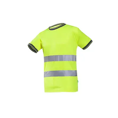 Sioen 3873 Signalisatie T-shirt Mastra Fluo Geel - Ademend & Comfortabel - Maat M