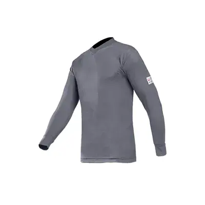Sioen 518A Vlamvertragend T-shirt Lange Mouw Picton Grijs - Maat L
