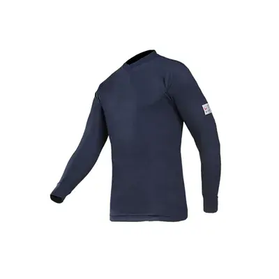 Sioen 518A Vlamvertragend T-shirt Lange Mouw Picton Marineblauw - Maat XL