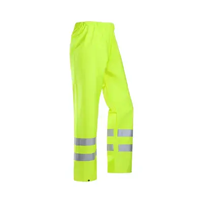 Sioen Bastogne Regenbroek Fluo Geel - Lichtgewicht & Waterdicht - Maat L