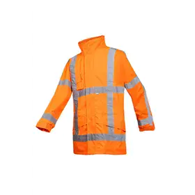 Sioen BOORNE 350A RWS Parka Fluo Oranje - Waterdicht, Winddicht & Voeringcompatibel, Maat L