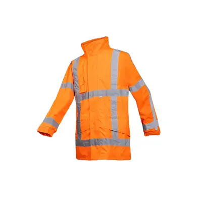 Sioen BOORNE 350A RWS Parka Fluo Oranje - Waterdicht, Winddicht & Voeringcompatibel, Maat L