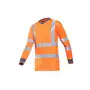 Sioen Bresso T-shirt Fluo Oranje - Lange Mouw & Ademend Mesh - Maat M