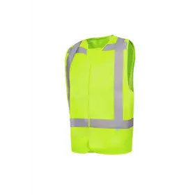 Sioen Carpi Veiligheidsgilet Fluo Geel - Reflecterend & Lichtgewicht - Maat XL