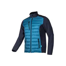 Sioen Crosby Jas Petrolblauw – Softshell Warmtejas met Versteviging, Maat L
