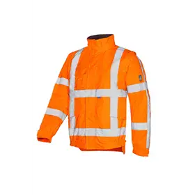 Sioen DIEZEL 351A Blouson Fluo Oranje - RWS, Waterdicht & Afritsbare Mouwen, Maat L