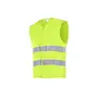 Sioen ELBA Signalisatiegilet Fluo Geel - Klittenbandsluiting & Reflectiebanden (4XL)