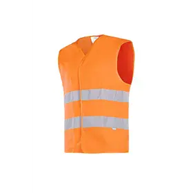 Sioen Elba Veiligheidsgilet Fluo Oranje - Reflecterend & Praktisch - Maat L