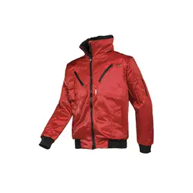 Sioen Hawk Blouson Rood - Uitneembare Bontvoering & Praktische Zakken - Maat 2XL