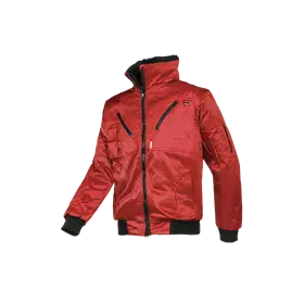 Sioen Hawk Blouson Rood - Uitneembare Bontvoering & Praktische Zakken - Maat XL