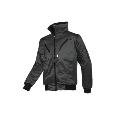 Sioen Hawk Blouson Zwart - Uitneembare Bontvoering & Functioneel Ontwerp - Maat S