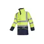 Sioen Hedland Parka Fluo Geel/Marine - Vlamvertragend, Antistatisch & Waterdicht - Maat 2XL