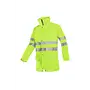 Sioen Kassel Regenjas Fluo Geel - Lichtgewicht & Geluidsarm - Maat S