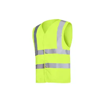Sioen Lacona Veiligheidsgilet Fluo Geel - Reflecterend & Lichtgewicht - Maat L
