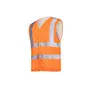 Sioen Lacona Veiligheidsgilet Fluo Oranje - Reflecterend & Lichtgewicht - Maat L