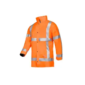 Sioen Merapi Winterparka Fluo Oranje - Waterdicht, Gevoerd & Met Uitneembare Fleece - Maat M