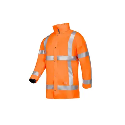 Sioen Merapi Winterparka Fluo Oranje - Waterdicht, Gevoerd & Met Uitneembare Fleece - Maat M