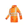 Sioen MONORAY 198A Regenjas Fluo Oranje - Lichtgewicht, Ademend & Met Kap, Maat S