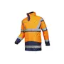 Sioen Powell 4-in-1 Regenparka Fluo Oranje - Waterdicht & Ademend - Maat XL