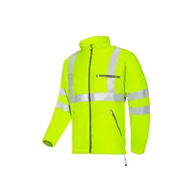 Sioen REIMS 131Z Fleece Werkjas Fluo Geel - Warm, Winddicht & I.L.S.-Compatibel, Maat L