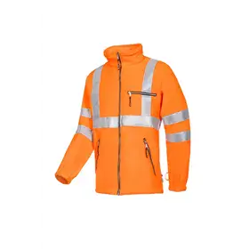 Sioen REIMS 131Z Fleece Werkjas Fluo Oranje - Warm, Winddicht & I.L.S.-Compatibel, Maat 2XL