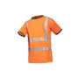 Sioen Rotella T-shirt Fluo Oranje - Ademend, Antibacterieel & UV-beschermend - Maat M