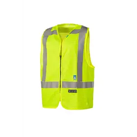 Sioen Sarvan FR AST Veiligheidsgilet Fluo Geel - Vlamvertragend & RWS - Maat 2XL