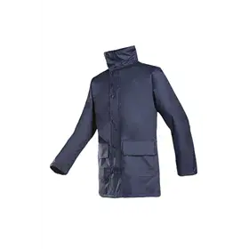 Sioen Sheffer Werkjas 698Z Marineblauw - Ademend, Winddicht & Met Opbergbare Kap - Maat S