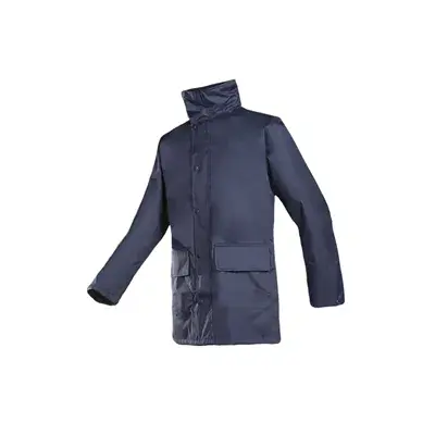 Sioen Sheffer Werkjas 698Z Marineblauw - Ademend, Winddicht & Met Opbergbare Kap - Maat S