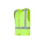 Sioen Solaka Veiligheidsgilet Fluo Geel - Reflecterend & Met Ritssluiting - Maat L