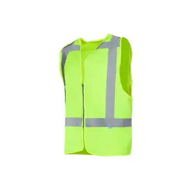 Sioen Solaka Veiligheidsgilet Fluo Geel - Reflecterend & Met Ritssluiting - Maat S