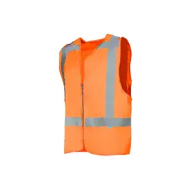 Sioen Solaka Veiligheidsgilet Fluo Oranje - Reflecterend & Met Ritssluiting - Maat XL