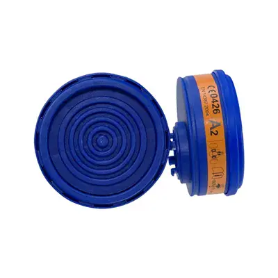 Spasciani 2030 A2 Filterset Snap-in Filters voor Organische Damp & Mist (DUETTA & DUPLA Compatibel) - 4 Stuks
