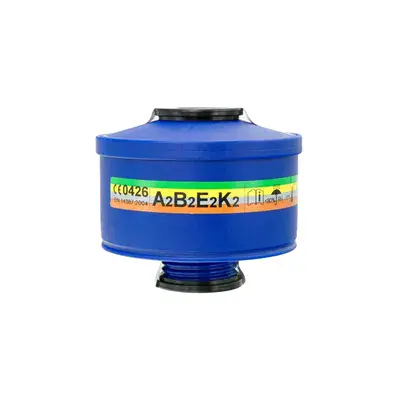 Spasciani A2B2E2K2 Filter 202 - Voor Gassen & Dampmengsels (DIN Schroefdraad)