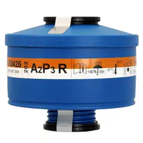 Spasciani Filterset 2040 A2P3 R Bajonetfilters voor DUO, DUETTA & DUPLA Maskers - 4 Stuks