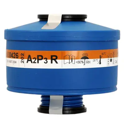 Spasciani Filterset 2040 A2P3 R Bajonetfilters voor DUO, DUETTA & DUPLA Maskers - 4 Stuks