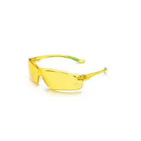 Univet 516.01.20.03 - Gele Veiligheidsbril met UV400 & Lage Energie-Impact (24g)