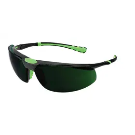 Univet 5X3 Veiligheidsbril - Donkergroene Lens met UDC Coating & FLD-technologie