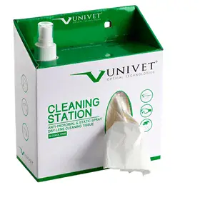 Univet Schoonmaakstation 3QL002 - Inclusief 30ml spray en 24 schoonmaakdoekjes