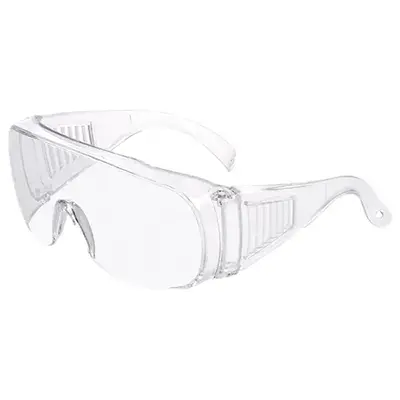 Univet Veiligheidsbril 520.11.00.00 - Helder, Overzetbaar & Zijdelingse Ventilatie, Steriliseerbaar