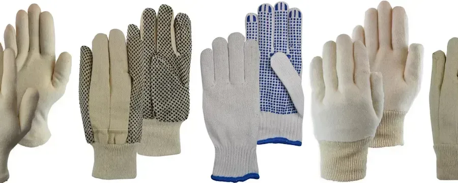 Order Cotton Work Gloves | Personal Protective Equipment at PBMdirect.nl