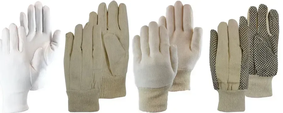 Order Cotton Work Gloves | Personal Protective Equipment at PBMdirect.nl